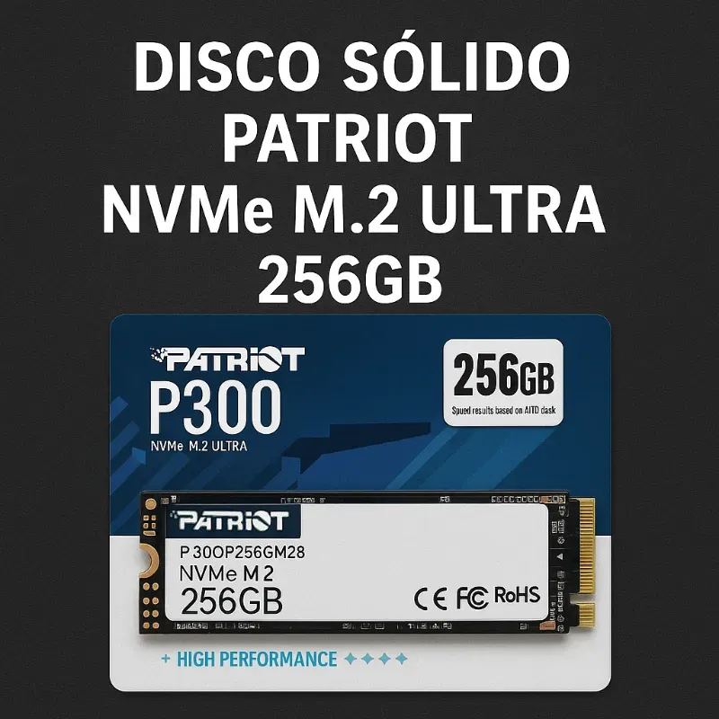 Disco Solido Patriot Nvme M2 Ultra 256gb