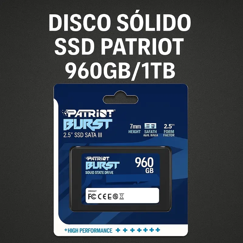 Disco Solido SSD Patriot 960gb/1tb