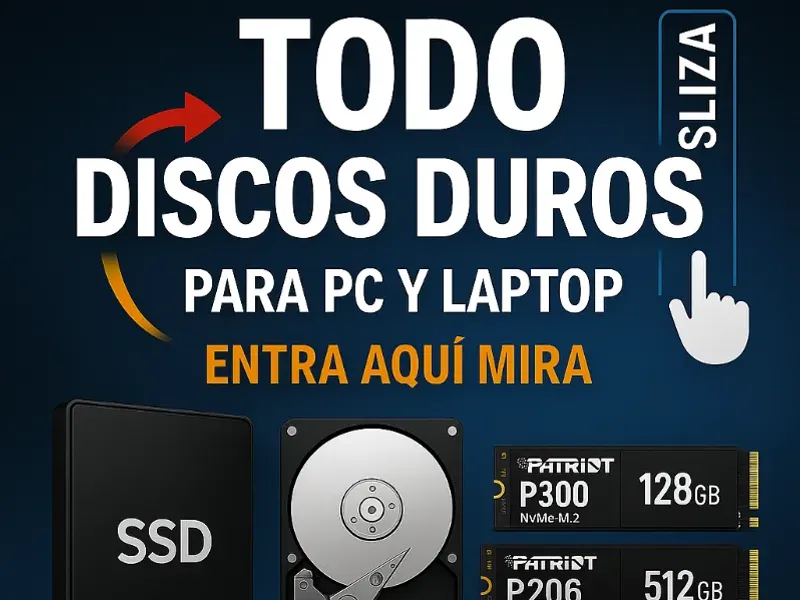 💾 Discos Duros para PC / Laptop / Consolas