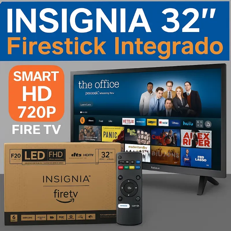 📺 INSIGNIA 32″ Smart TV – F20 Series con Firestick Integrado