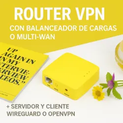 📶 Router VPN con Balanceador de Cargas (Multi-WAN) + WireGuard/OpenVPN