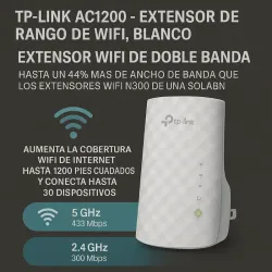 🔁 Repetidor TP-Link AC1200 - Extensor de Rango WiFi Doble Banda
