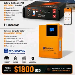 Kit Inversor 3Kw+Batería 5kwh