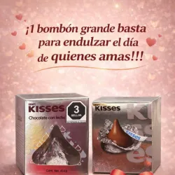 Bombón Kisses de Chocolate (1 unidad grande)