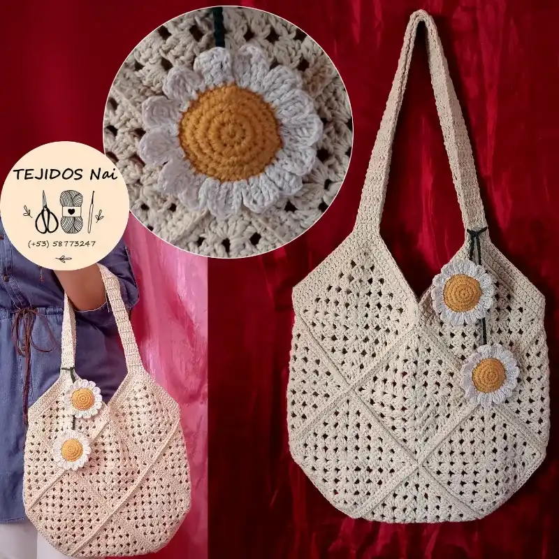 Bolso «Aurora» 🌼🤍