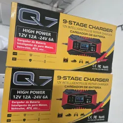 Cargador inteligente de 12v y 24v--12amp