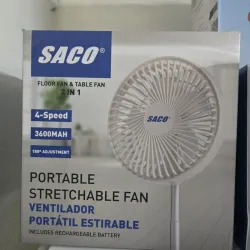 Ventilador Recargable Saco 3600mah