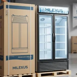 Exhibidora vertical 20cuft DOBLE PUERTA