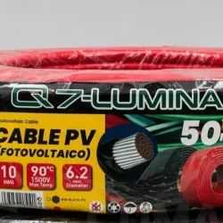 Rollo de cable PV Fotovoltaico Q7-Lumina de calibre 10 AWG