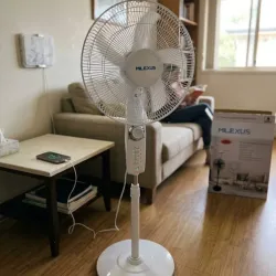 Ventilador recargable de pedestal milexus
