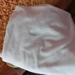 Algodón licrado blanco