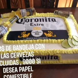 Bandeja de cerveza corona 