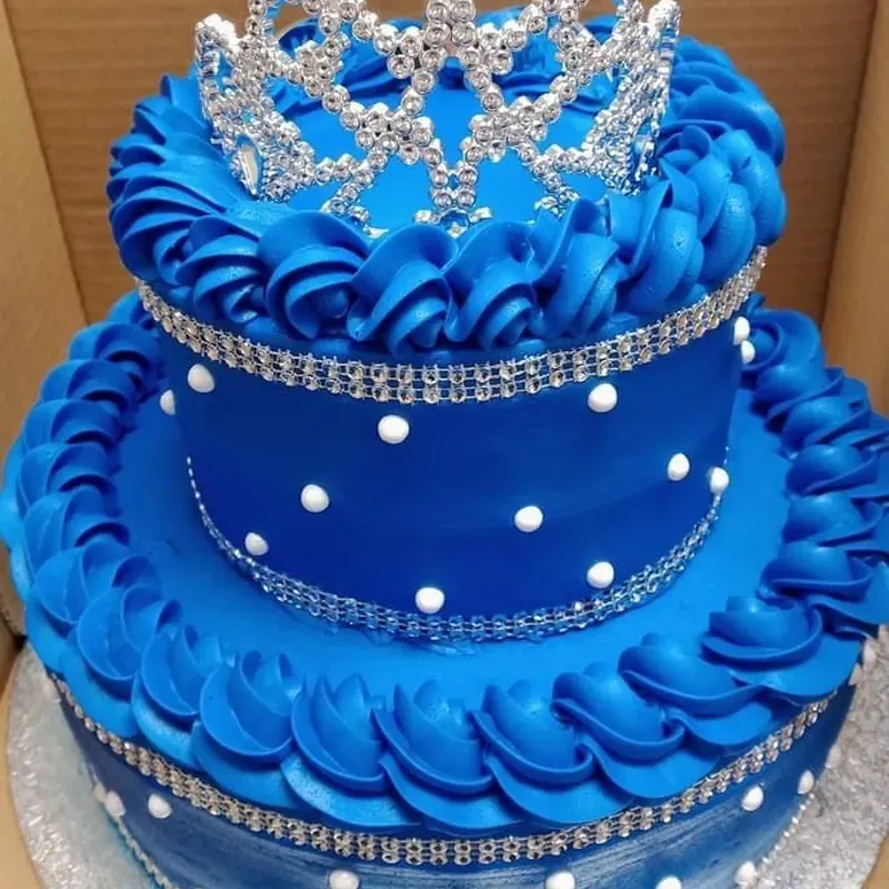 Cake corona de dos pisos 