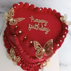 Corazon con mariposas