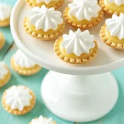 Tartaletas con merengue 