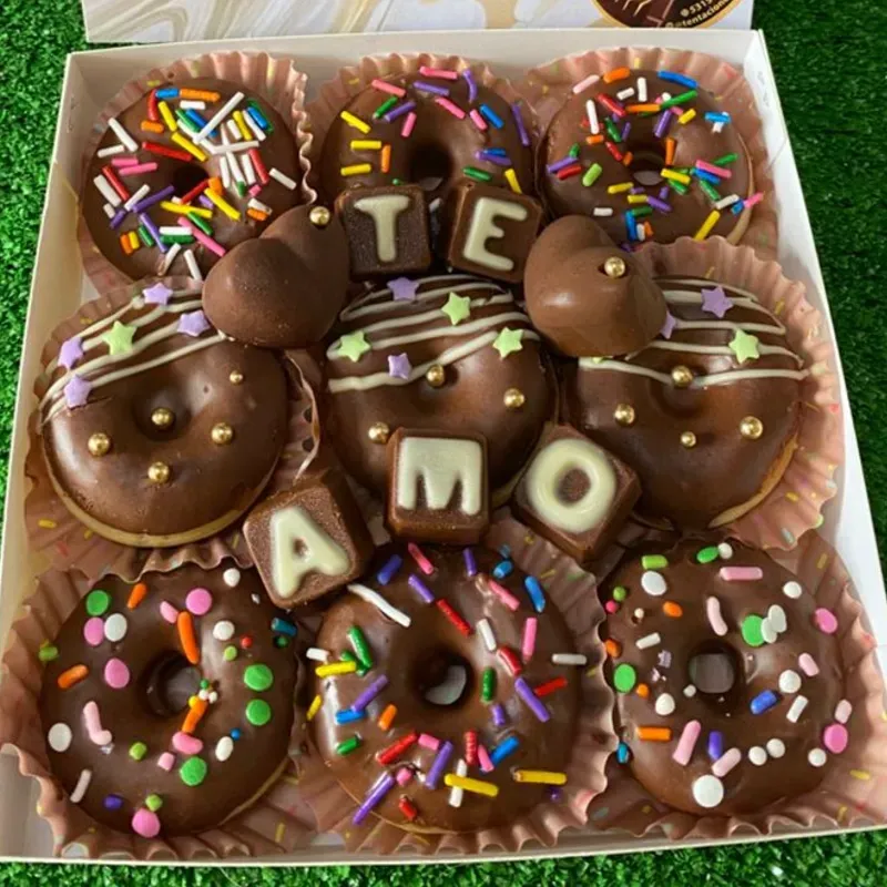 Cajita con Mini-Donas 