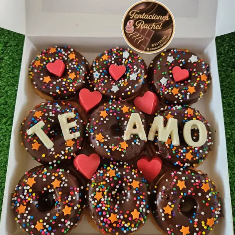 Mini-donas 🧡🤎🤍