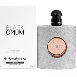 BLACK OPIUM TESTEUR - TESTER VENTE INTERDITE • NOT FOR SALE BLACK OPIUM EAU DE PARFUM GLITTER MESSAINT/AURENT