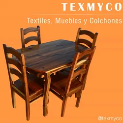 juego de comedor de 4 plazas