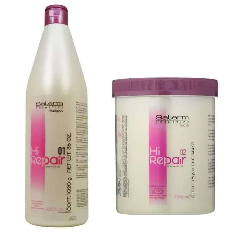 Salerm Hi Repair Shampoo + Mascarilla 1000 ml