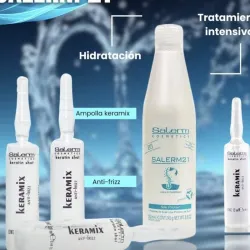 Dúo antifrizz con Salerm 21 y keramix