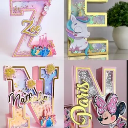 Inicial 3D con efecto shaker 