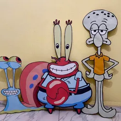 Silueta de cartulina montada en cartón 