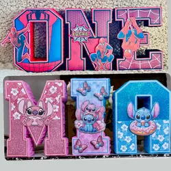 Nombre 3D de 3 letras 