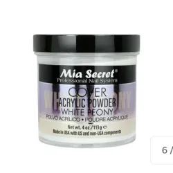 Cover mia secret white peony 4oz
