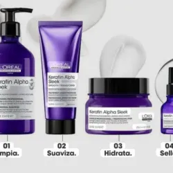 Set keratin alpha sleek loreal expert