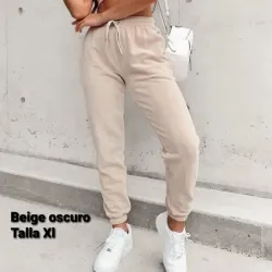 Pantalón Jogger Beige Oscuro 🌹