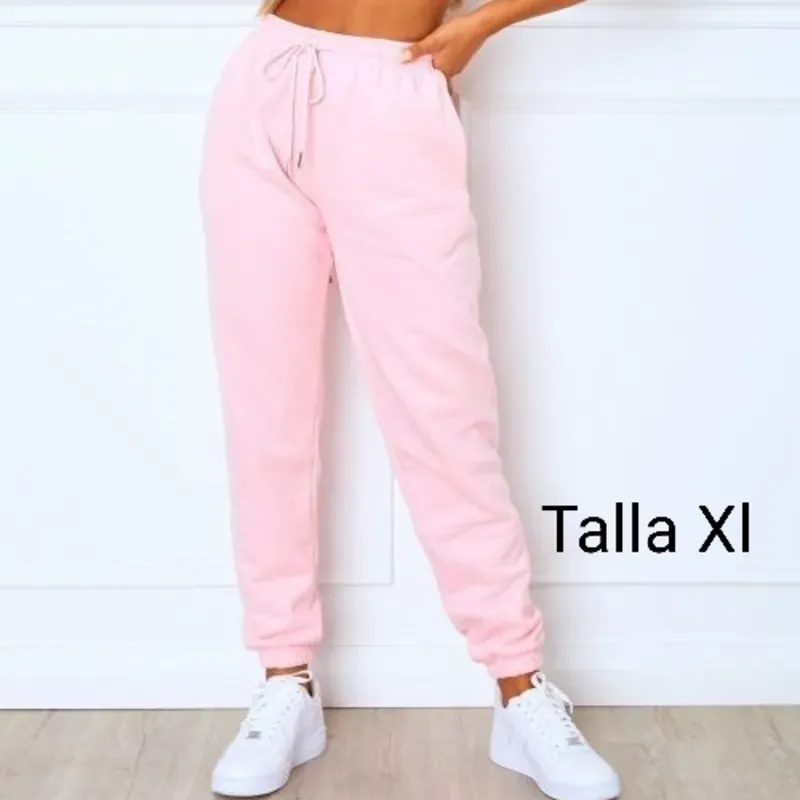 Pantalon jogger de Mujer Rosa pastel 🌹