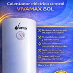 🔥Calentador de agua Vivamax 80L