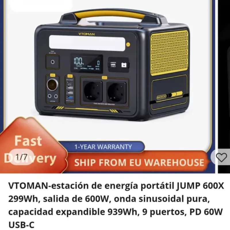 Estación de Energía Portátil 