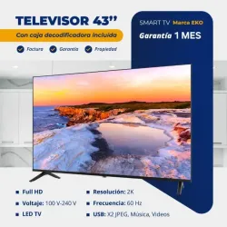 Smart TV de 43 pulgadas EKO con cajita interna