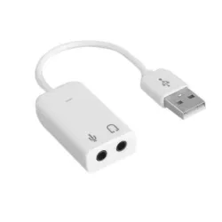 Tarjeta de audio 📍Plug and play ✅Sin necesidad de controladores