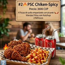 🍗🍟🥤#2 PCS Chiken-Spicy(🌶Picante)