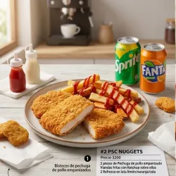 🍗🍟🥤#2 PCS Nuggets