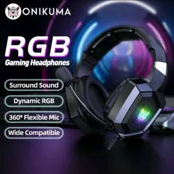 Audífonos RGB Gamer 