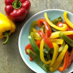 🫑Agrego de Pimientos para la Pizza Familiar 🍕 