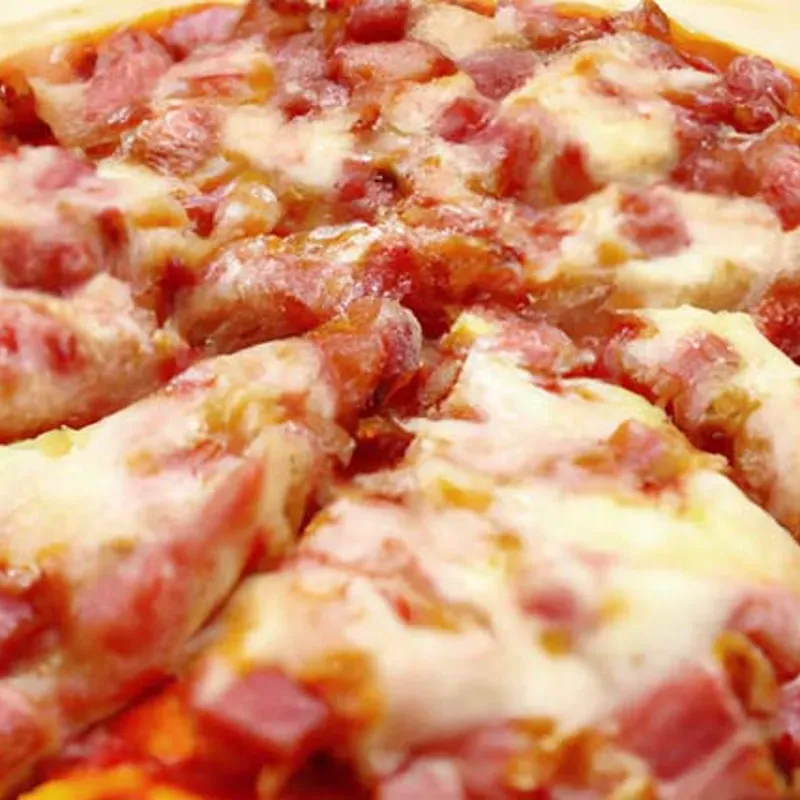 🍕 Pizza con Jamón y Queso Gouda 🧀 