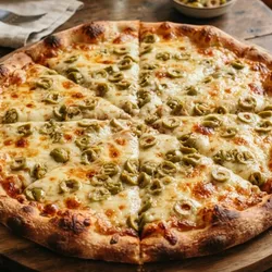 Pizza Familiar con Aceitunas 