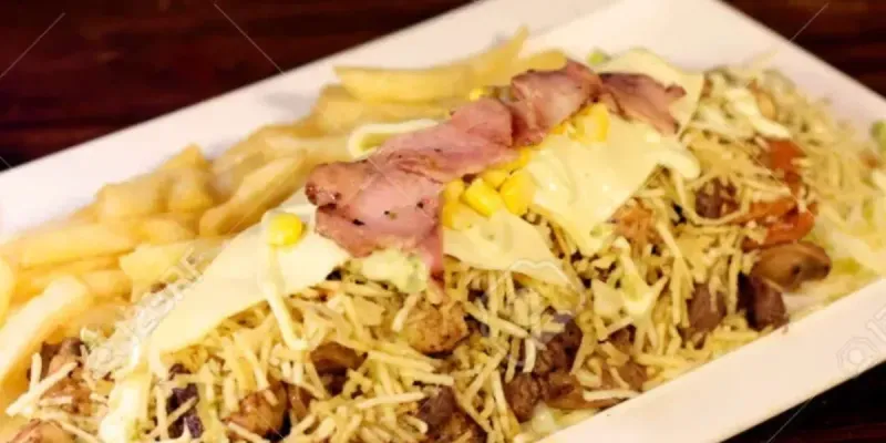 🍟Salchipapa de cerdo 🥩