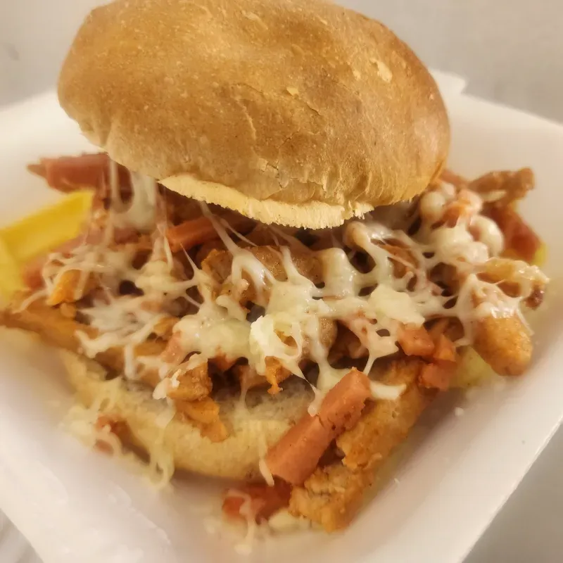 🥩🥪Sándwich con Lomo salteado🥪🥩