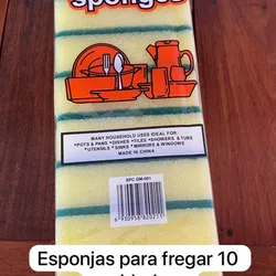 Esponjas para fregar 