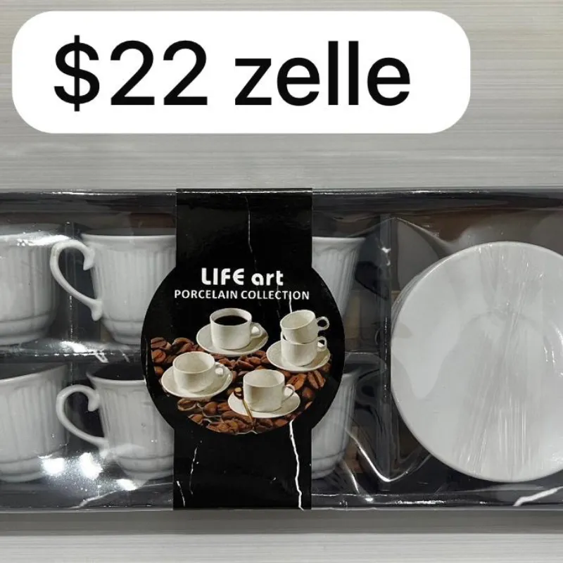 Juego de tazas para café 