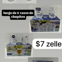 Juegos se vasos de cristal 