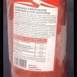 Mortadella con aceituna 