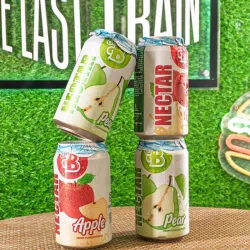 Néctar de frutas en latas