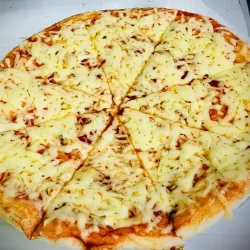 Pizzas Familiar con Queso Blanco